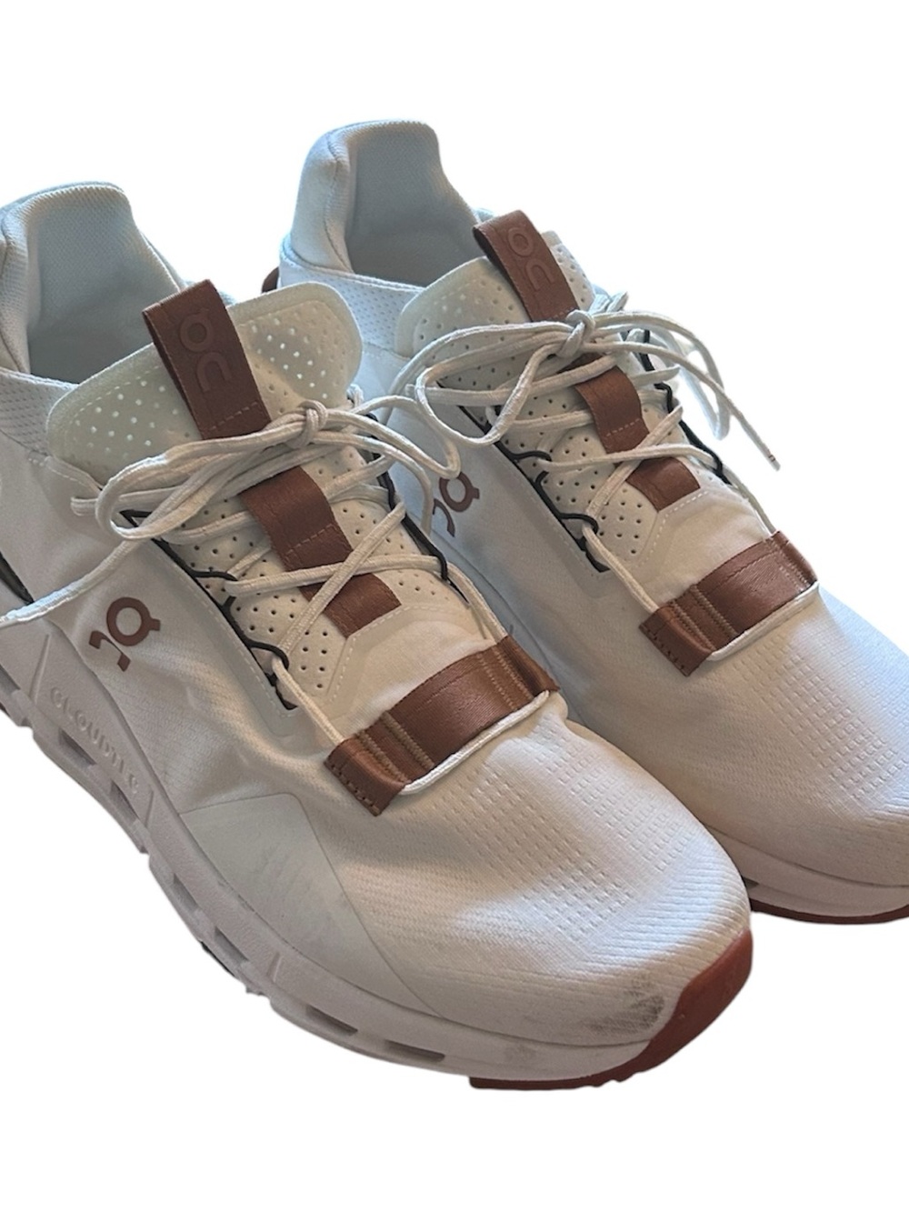On Running Cloudnova 2 ivory MENS size 12 EUC - Picture 9 of 12